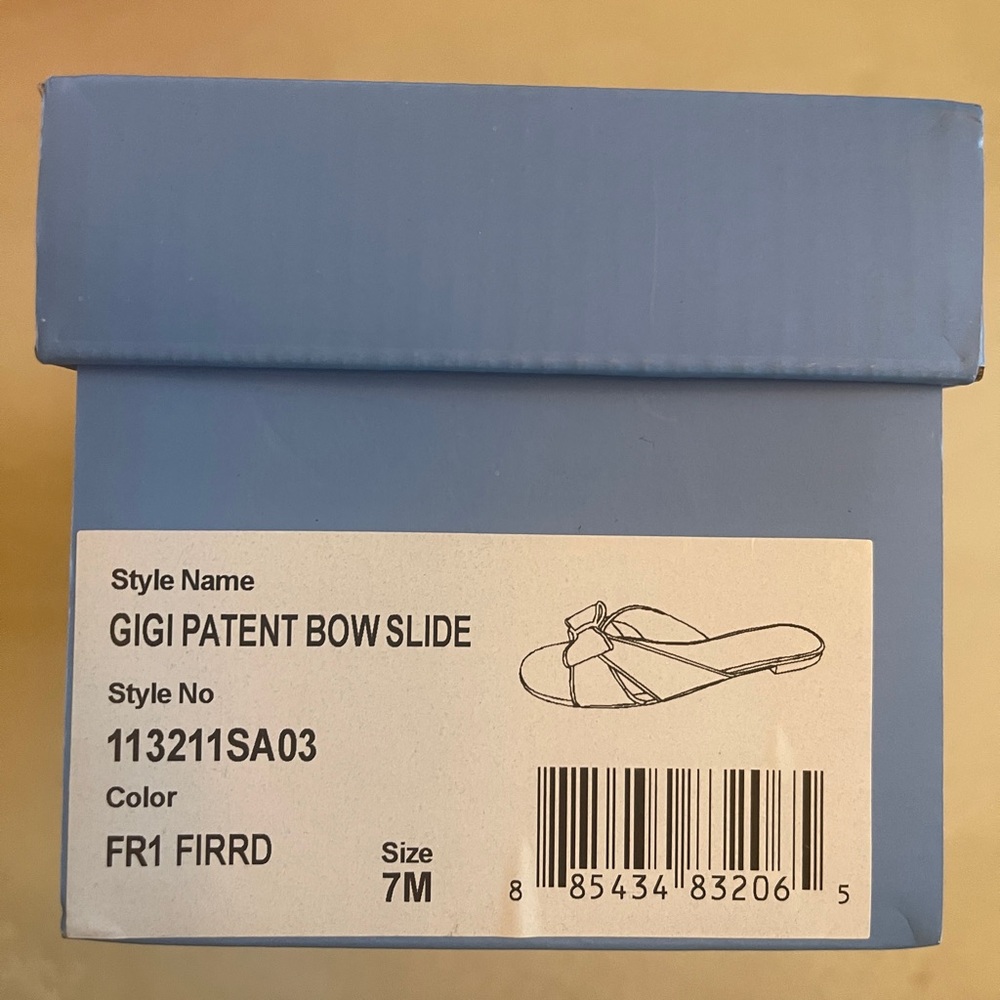 NIB Jack Rogers GiGi bow slide- size 7M - Picture 5 of 5